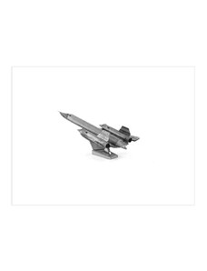 Geekworld.cz - Hadry pro Ajťáky 3D ocelová skládačka Letadlo Lockheed SR-71 Blackbird