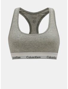 Šedá žíhaná podprsenka Calvin Klein Underwear - Dámské