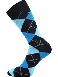 Lonka | Ponožky Wearel černé kosočtverce