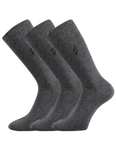 Lonka | Ponožky Despok antracit melé 3 páry