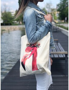 Eshopat Plátěná taška Flamingo