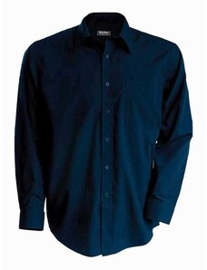 Kariban K545 pánská košile s dlouhým rukávem tmavě modrá S
