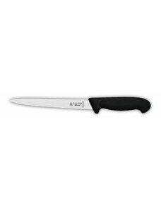 Kuchařský nůž filetovací Giesser Messer pružný - barva černá velikost 18cm