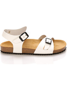 Bílé kožené zdravotní sandály EMMA Shoes