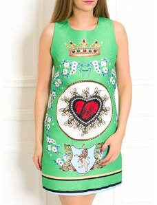Glamorous by Glam Exkluzivní zelené šaty Red heart