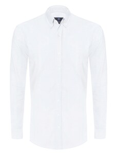 Bílá pánská košile Di Selentino- slim fit