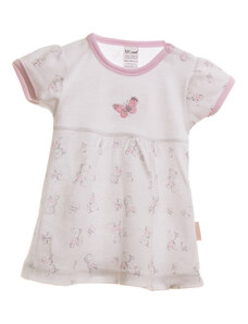 Šaty bavlněné kojenecké MKcool KS0004 růžové 56
