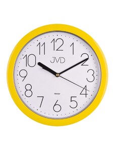 Plastové, nástěnné hodiny JVD HP612.12 žluté