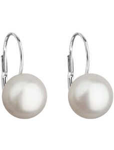 Pavona Evolution Group stříbrné náušnice s říční perlou 21045.1 bílá