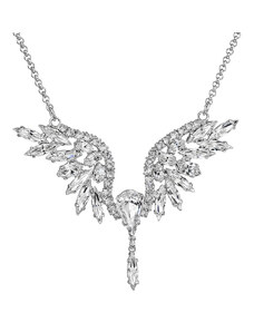 SkloBižuterie-F Náhrdelník Anděl štras s kameny Swarovski Crystal