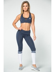 Gym Glamour Legíny Blue Melange&Socks
