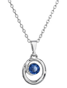 HGM Perlový náhrdelník modrý SWAROVSKI