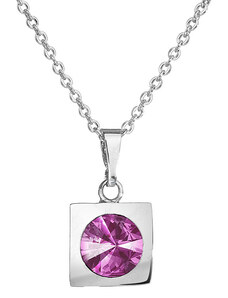 HGM Náhrdelník Jill Fuschsia SWAROVSKI