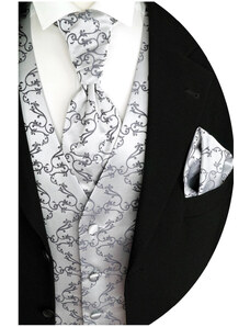 Svatební vesta Beytnur 8-1 kravata, plastron a kapesníček