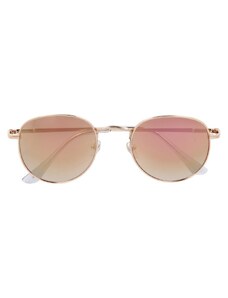 Sunmania Růžové sluneční brýle pilotky "Oval Classic"