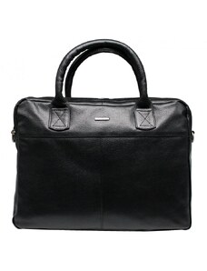 SEGALI Pánská kožená taška na notebook SG-27015 černá