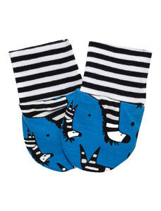 Hippokids Rukavičky pro miminka Zebra Blue