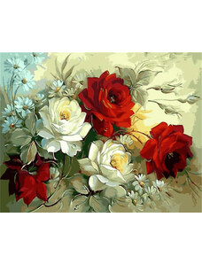 Gaira Malování podle čísel Růže M992553