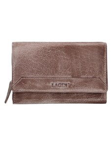 Dámská kožená peněženka Lagen Denisa - béžovo-hnědá