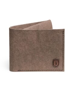 BeWooden Hnědá peněženka z pratelného papíru Brunn Washpaper Wallet