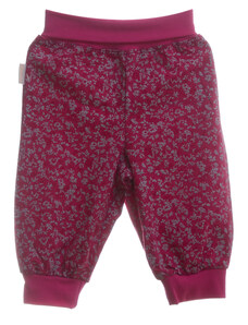 Kalhoty dětské letní MKcool KK3006 růžové/šedý vzor 56