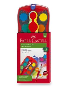 Vodové barvy Faber-Castell Connector 12 barev