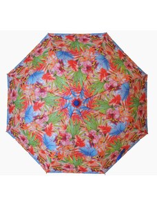 Blue Drop Skládací vystřelovací deštník Barevné květiny2