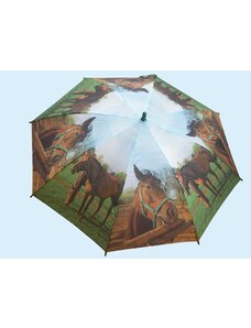 Simmy Dětský holový deštník Koně