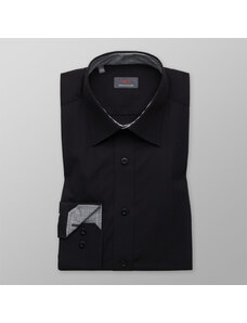 Willsoor Košile Slim Fit černé barvy 10825