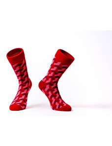 barevnefusky.cz Barevné ponožky Soxit 3D Red
