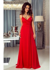 Dlouhé společenské šaty LISA Červená 36