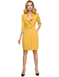 Elegantní šaty Style S120 žluté