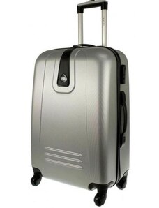 Cestovní kufr RGL 910 stříbrný - střední