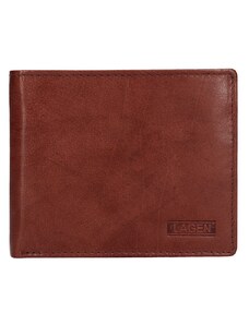 Pánská kožená peněženka Lagen Magnus - hnědá