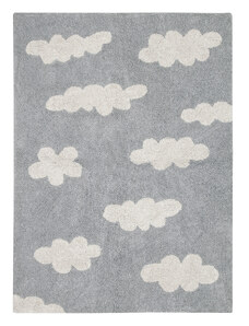 Lorena Canals koberce Přírodní koberec, ručně tkaný Clouds Grey - 120x160 cm
