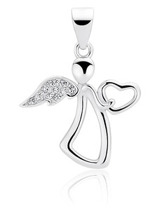 Šperky LAFIRA Style Lafira stříbrný přívěsek Anděl Love Z1601C