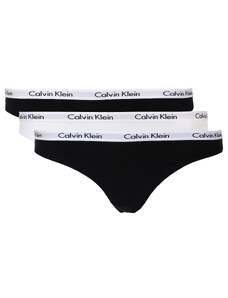 Calvin Klein 3 PACK - dámská tanga QD3587E-WZB L