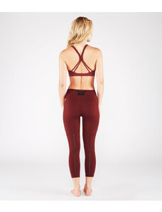 Tříčtvrteční legíny Manduka Corset Crop Ruby