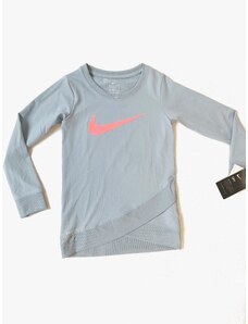 Nike Nike DI-FIT Elegant Blue stylová sportovní dětská mikina - Dítě 4-5 let / Modrá / Nike / Dívčí