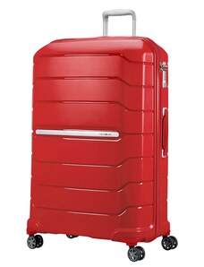 Samsonite Skořepinový cestovní kufr Flux Spinner 130/145 l červená