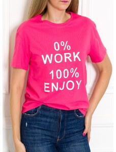 Due Linee Dámské tričko Work růžové