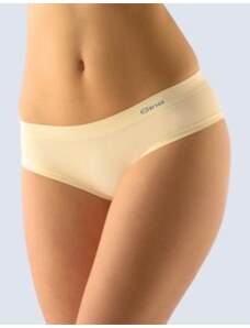 GINA dámské kalhotky francouzské, bezešvé, bokové, jednobarevné MicroBavlna 04004P - tělová