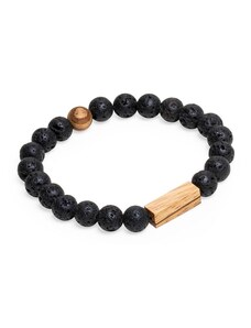 BeWooden Korálkový náramek Lava Bracelet