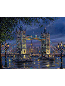 Amparo Miranda Malování podle čísel Tower Bridge Londýn