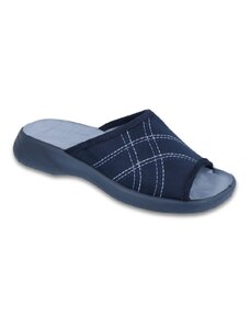 Pantofle papuče bačkory Befado 442D147 modré