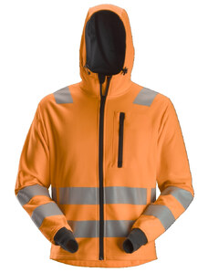 Snickers Workwear Reflexní mikina AllroundWork na zip, třída 2/3 oranžová vel. XS