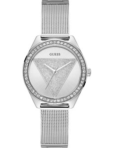 Stříbrné dámské hodinky Guess | 100 kousků - GLAMI.cz
