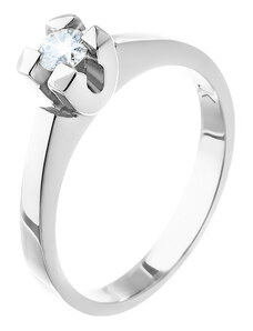 Zlatý prsten s diamantem ZPTO168B-53-1000