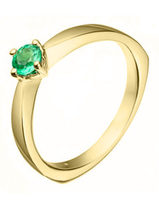 Zlatý prsten se smaragdem ZPDI163Z-49-0500
