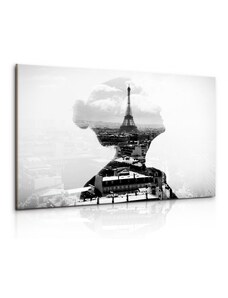 Malvis Obraz silueta v Paříži